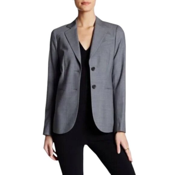 Theory Wool 2 Button Blazer - Picture 1 of 12